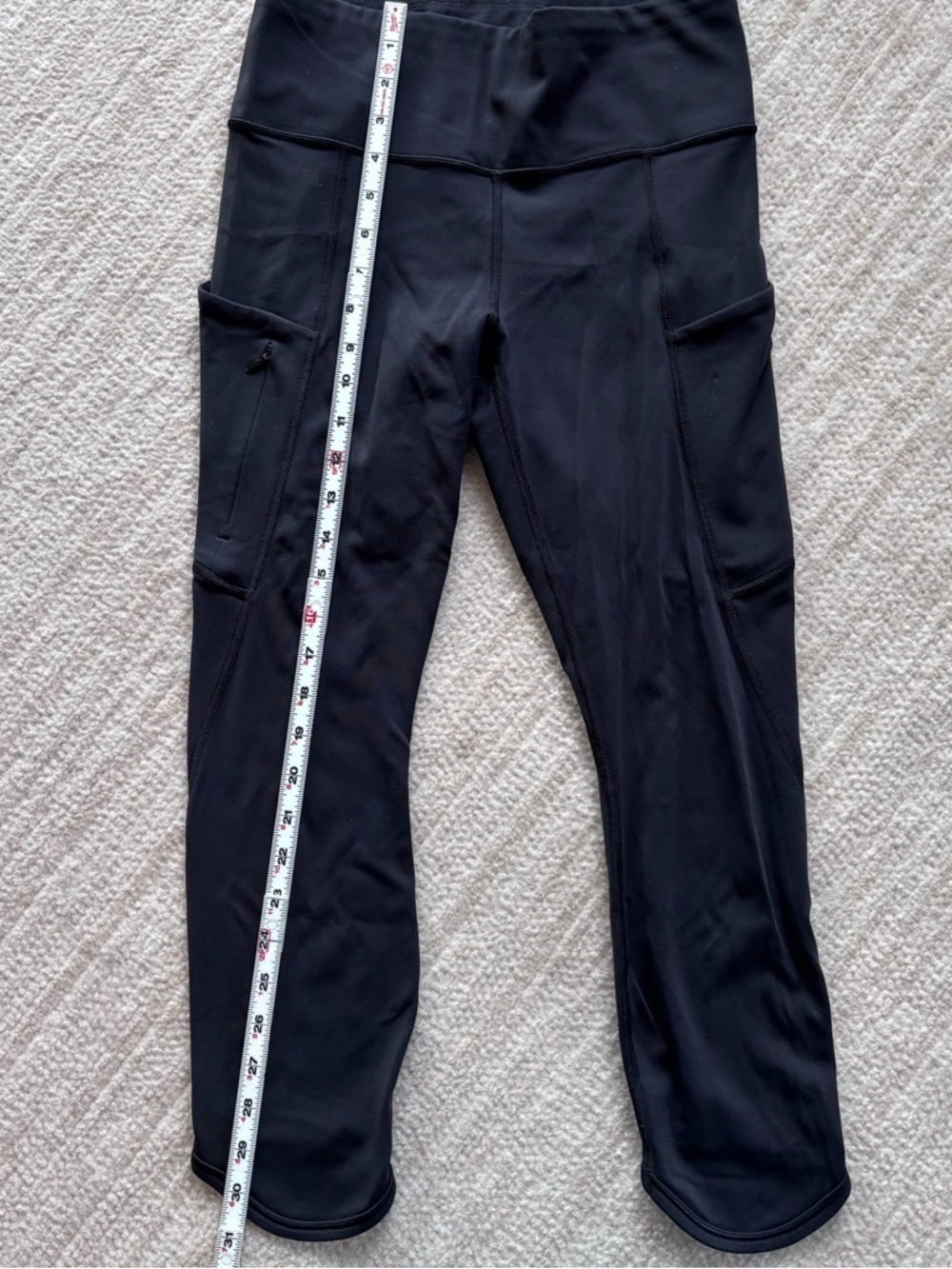 Athleta Black High-Rise Pocket Cropped Leggings Small - Picture 7 of 12